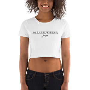 Open image in slideshow, BHF Women’s Cropped Tee - White
