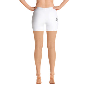 BHF Women's Fitted Shorts - White